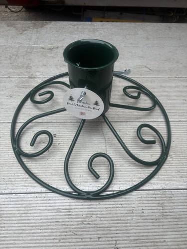 Green metal round - green,