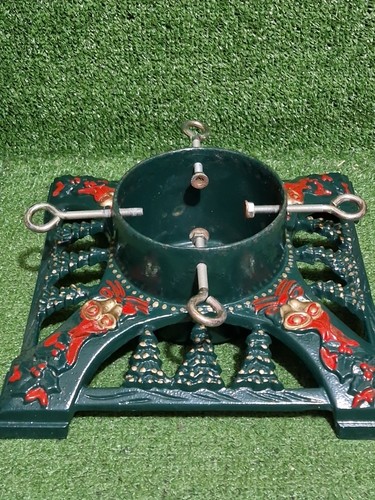 Christmas tree stand cast iron - cast,