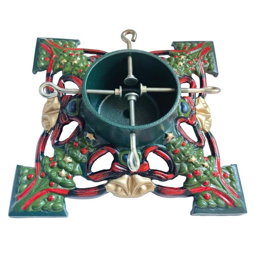 Cast iron christmas tree stand - cast,