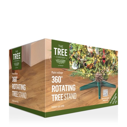 Rotating christmas tree stand - rotating,