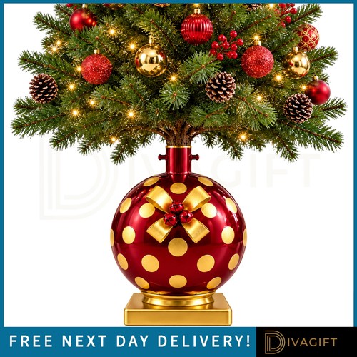 Christmas tree stand - tree, red